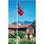 Flaggstang i stål 4M