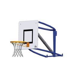 Basketballkurv med elektrisk lift. Basketballkurv med elektrisk lift.