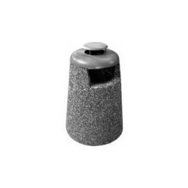Avfallsbeholder 30 l med askebeger, betong