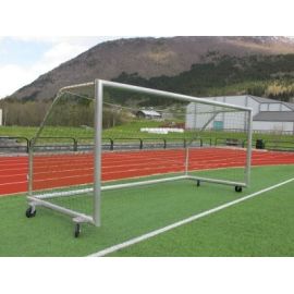 Fotballmål i aluminium, 5,0m x 2,0m med nett Fotballmål i aluminium, 5,0m x 2,0m med nett