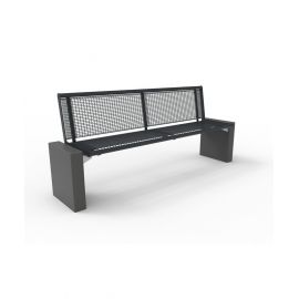 Benk Gloria Style 1800 med betongben Benk Gloria Style 1800 med betongben