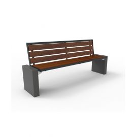 Benk Gloria Style 1800 med betongben Benk Gloria Style 1800 med betongben